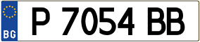 Truck License Plate